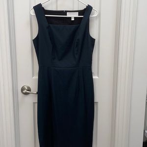 Perfect condition Hugo Boss dress - teal & black